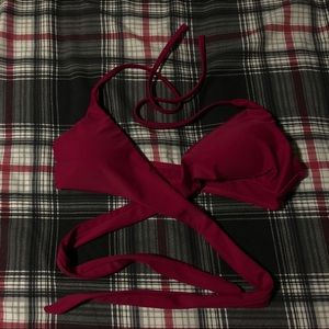 Magenta/ Dark Fusha Wrap Around Bathing Suit